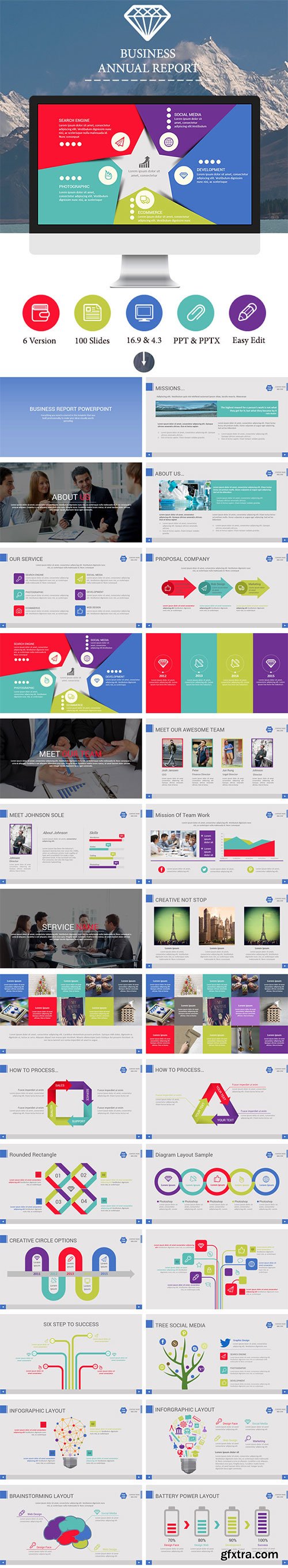 GraphicRiver - Business Report PowerPoint Template