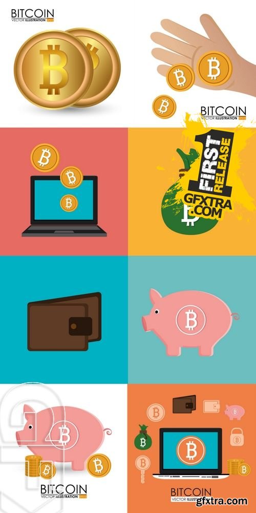 Vector - Money Design - Bitcoin
