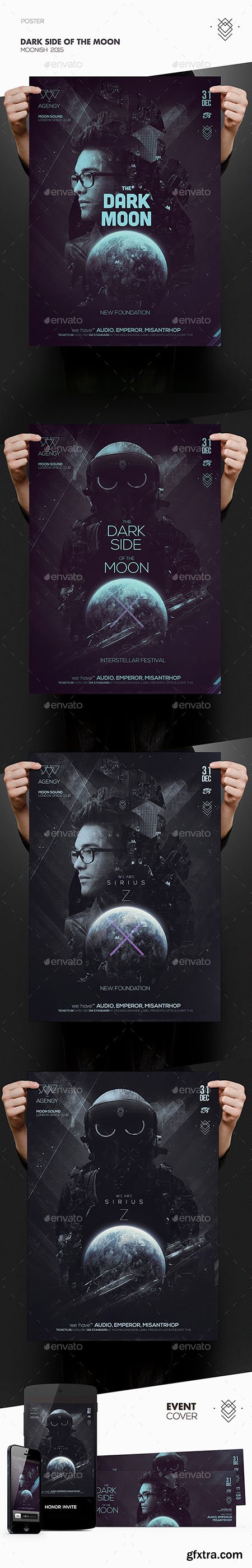 GraphicRiver - Dark Side of the Moon Poster 10075477