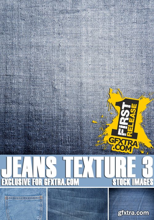 Stock Photos - Jeans texture 3, 25xJPG