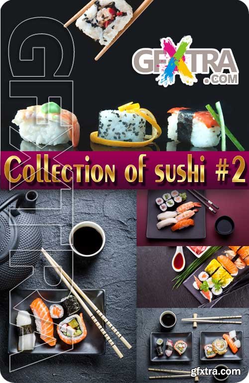 Food. Mega Collection. Sushi #2 - Stock Photo