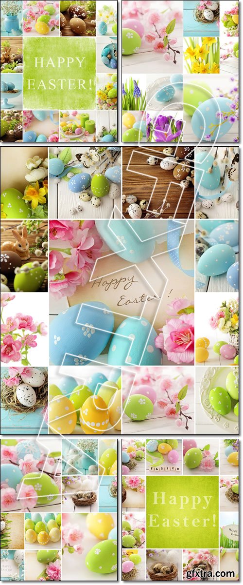 Easter collage - Stock photo