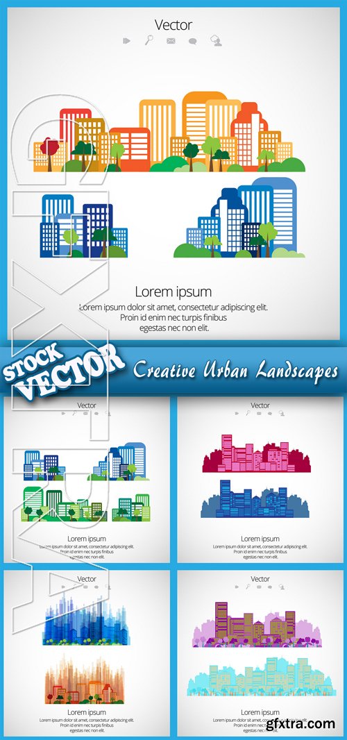 Stock Vector - Creative Urban Landscapes