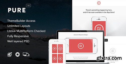 ThemeForest - Pure - Responsive Email + Themebuilder Access - FULL