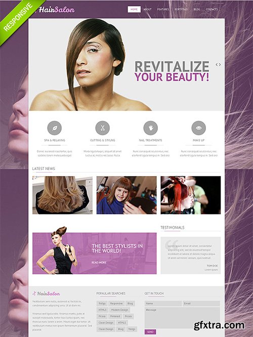 FlashMint - Hair Salon Responsive Bootstrap HTML Theme
