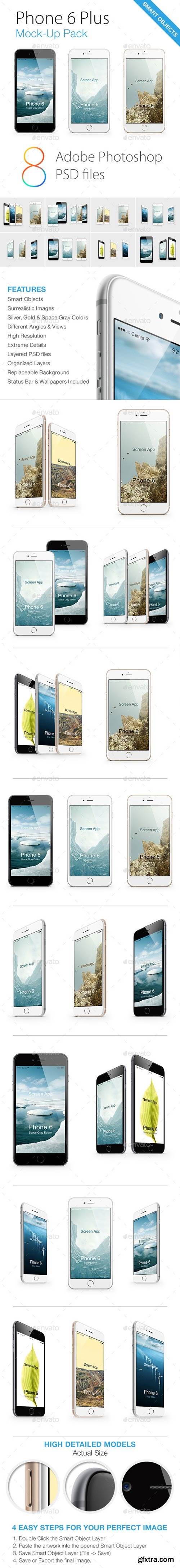 GraphicRiver - Phone 6 Mock-Ups Pack - 8947116