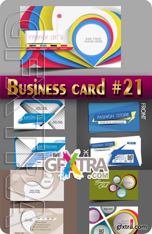 Business Cards #21 - Stock Vector