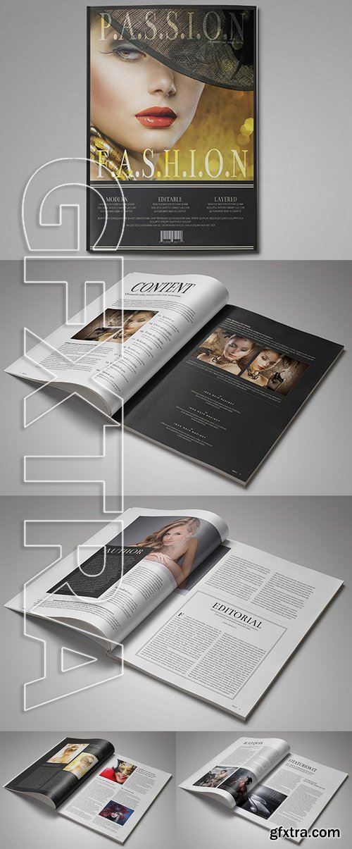 CM - Fashion InDesign Magazine Template 98927