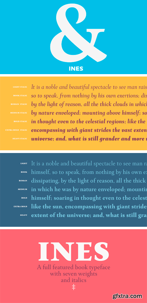 Ines Font Family - 14 Fonts $320