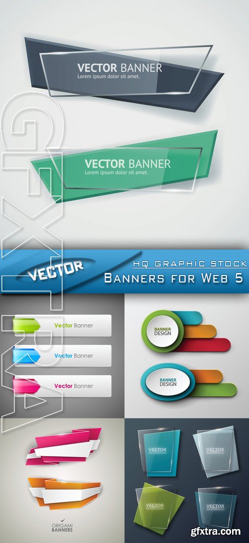 Stock Vector - Banners for Web 5