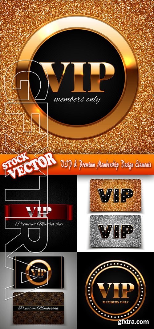 Stock Vector - VIP & Premium Membership Design Elements