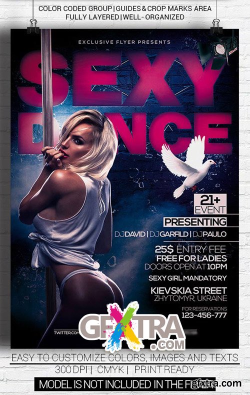 Sexy Dance Flyer Template