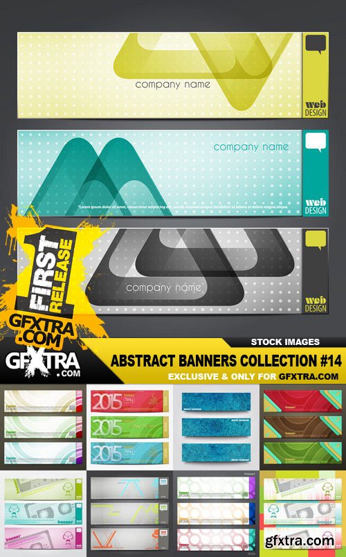 Abstract Banners Collection #14, 25xEPS
