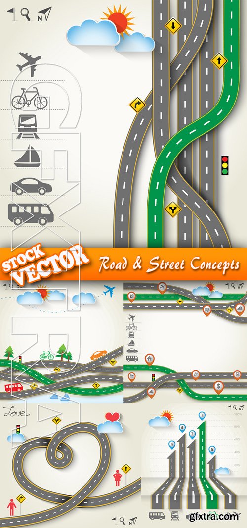 Stock Vector - Road & Street Concepts