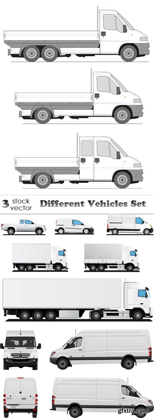 Vectors - Different Vehicles Set