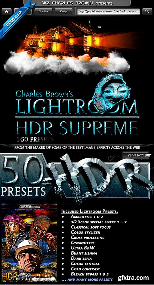 GraphicRiver Lightroom HDR Supreme 1-50 Presets 5356393