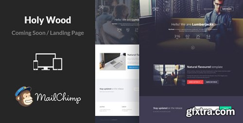 ThemeForest - Holy Wood - Responsive Coming Soon Template - RIP