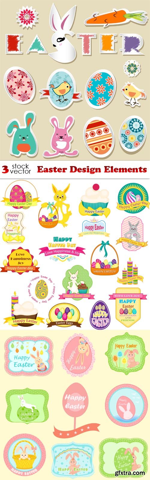Vectors - Easter Design Elements