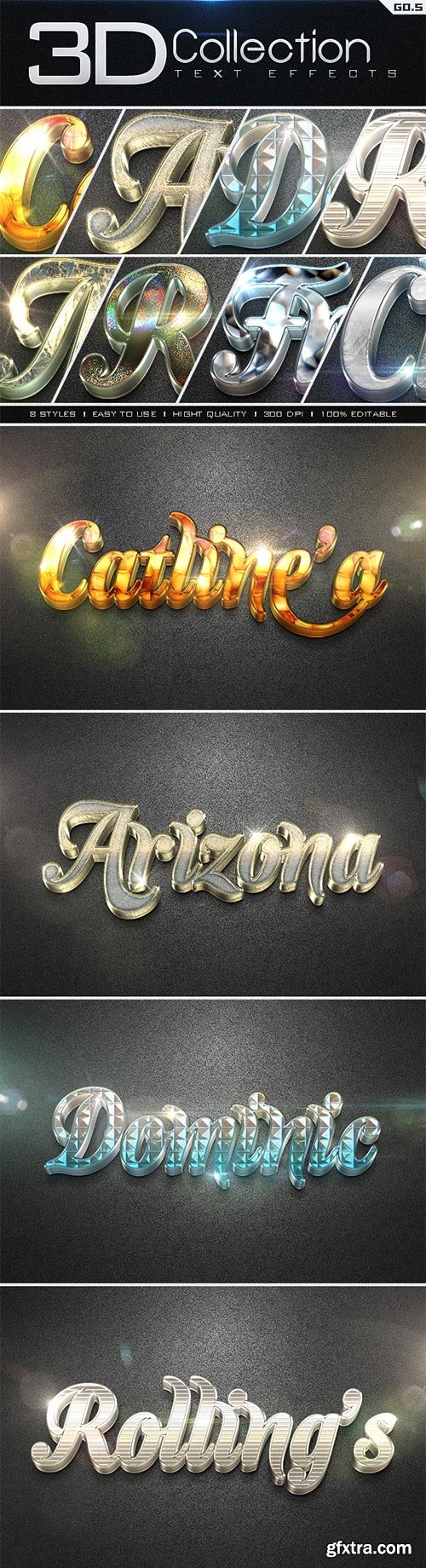 GraphicRiver - 3D Collection Text Effects GO.5