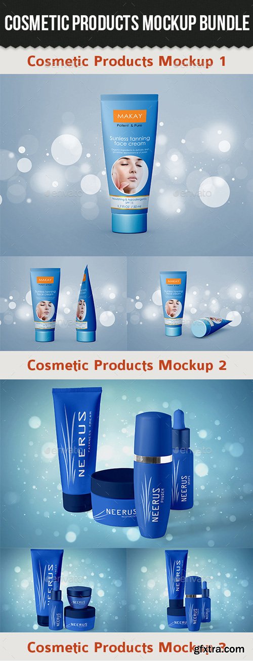 GraphicRiver - Cosmetic Products Mock-up Bundle - 10547771