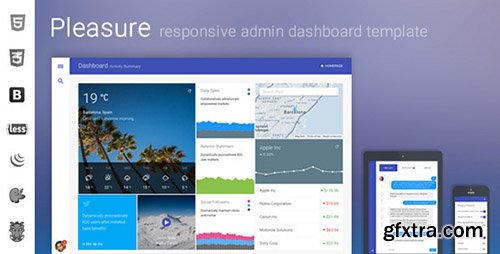 ThemeForest - Pleasure - Responsive Admin Dashboard - RIP