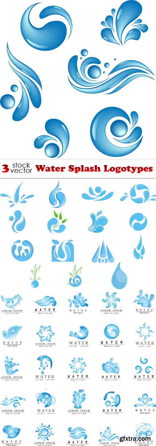 Vectors - Water Splash Logotypes