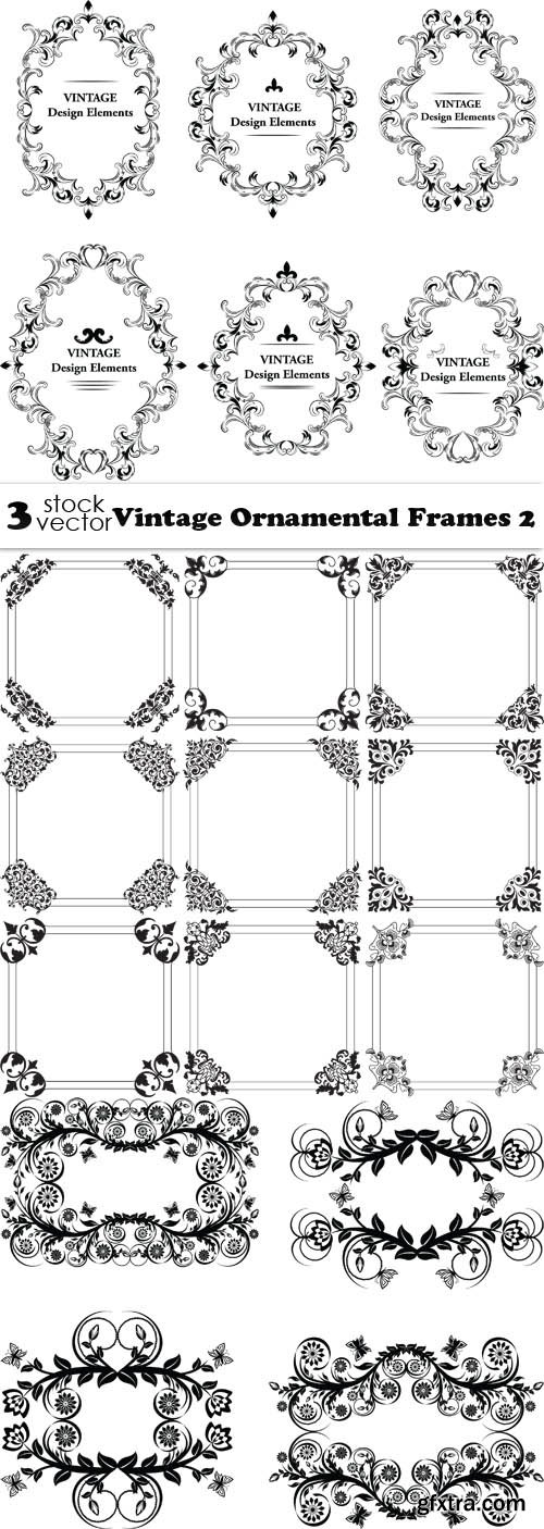 Vectors - Vintage Ornamental Frames 2