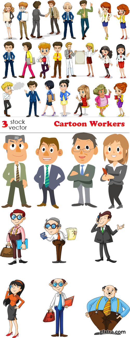 Vectors - Cartoon Workers