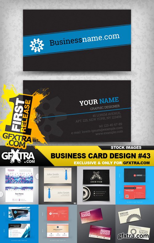 Business Card Design #43 - 25 Vector