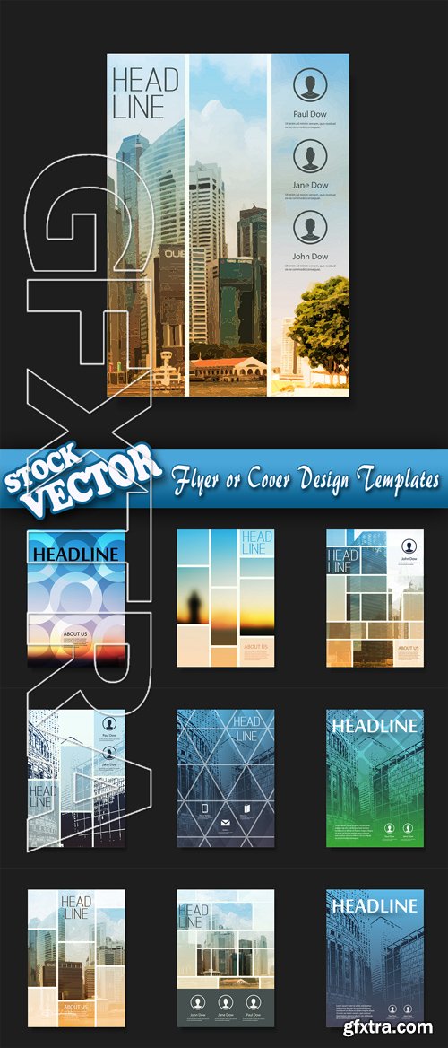 Stock Vector - Flyer or Cover Design Templates