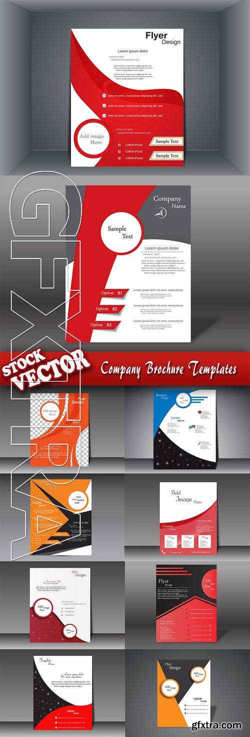 Stock Vector - Company Brochure Templates
