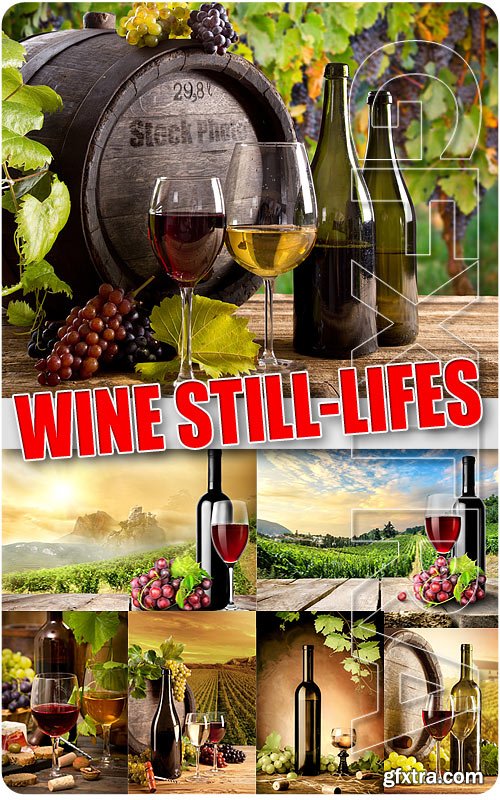 Wine still-lifes - UHQ Stock Photo