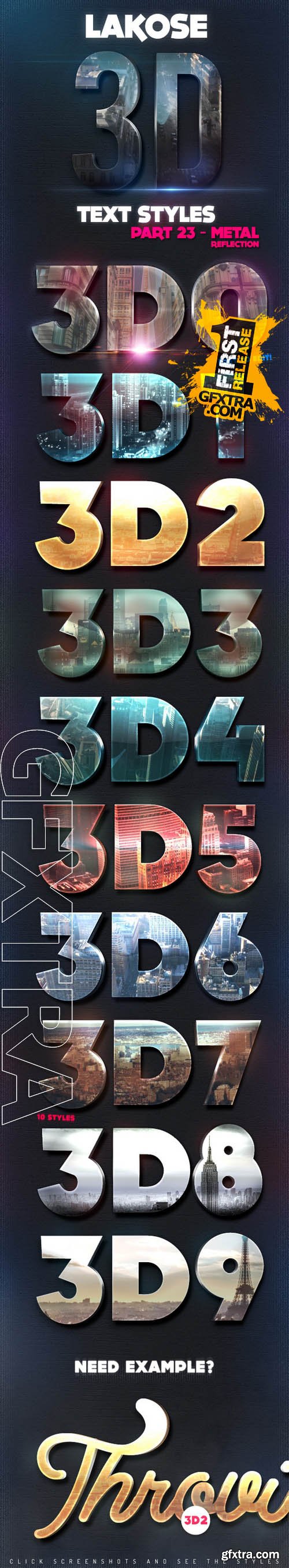 Graphicriver Lakose 3D Text Styles Part 23 10593670