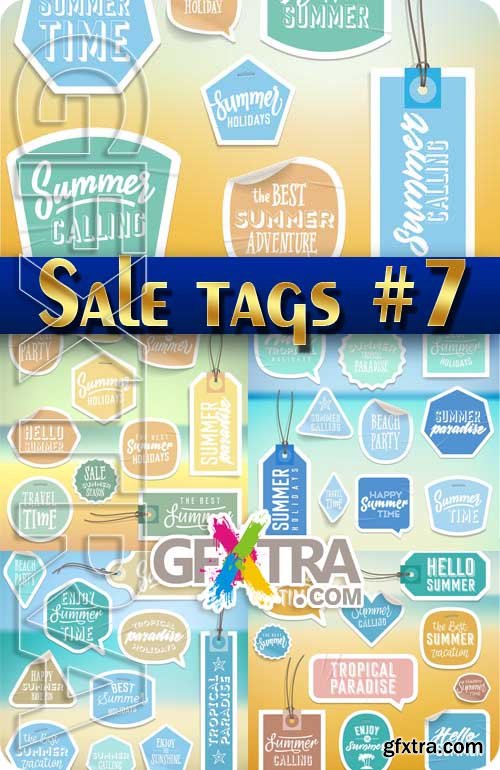 Sale tag #7 - Stock Vector