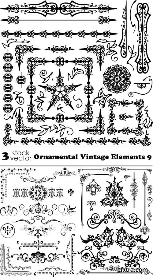 Vectors - Ornamental Vintage Elements 9