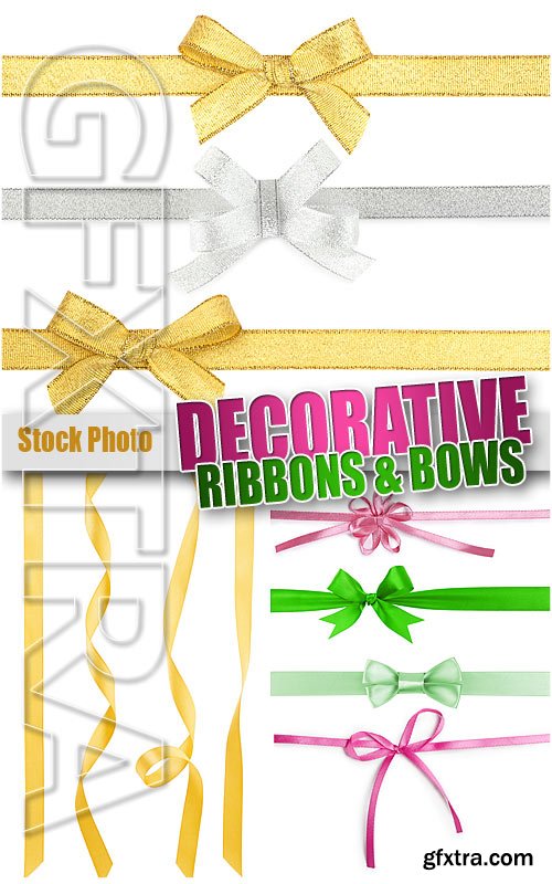 Decorative ribbons and bows - UHQ Stock Photo