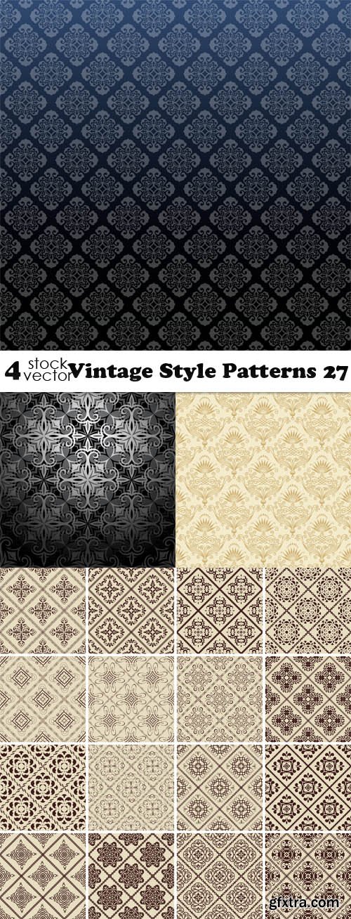 Vectors - Vintage Style Patterns 27