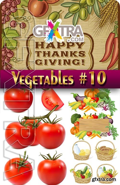 Fresh vegetables #10 - Stock Vector