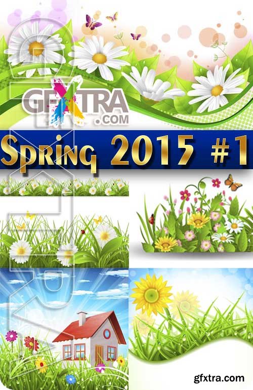 Nature spring #1 - Stock Vector