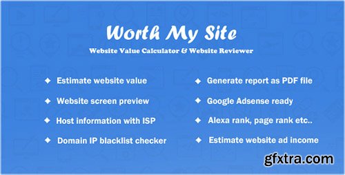 CodeCanyon - Worth My Site v1.3 - Website Value Calculator