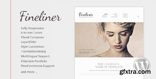 ThemeForest - Fineliner v1.6.2 - Responsive Portfolio WordPress Theme