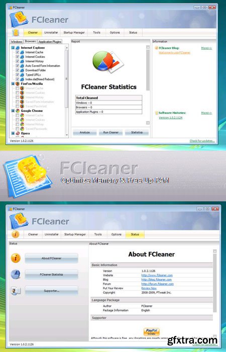 FCleaner 1.3.1.621 (+ Portable)