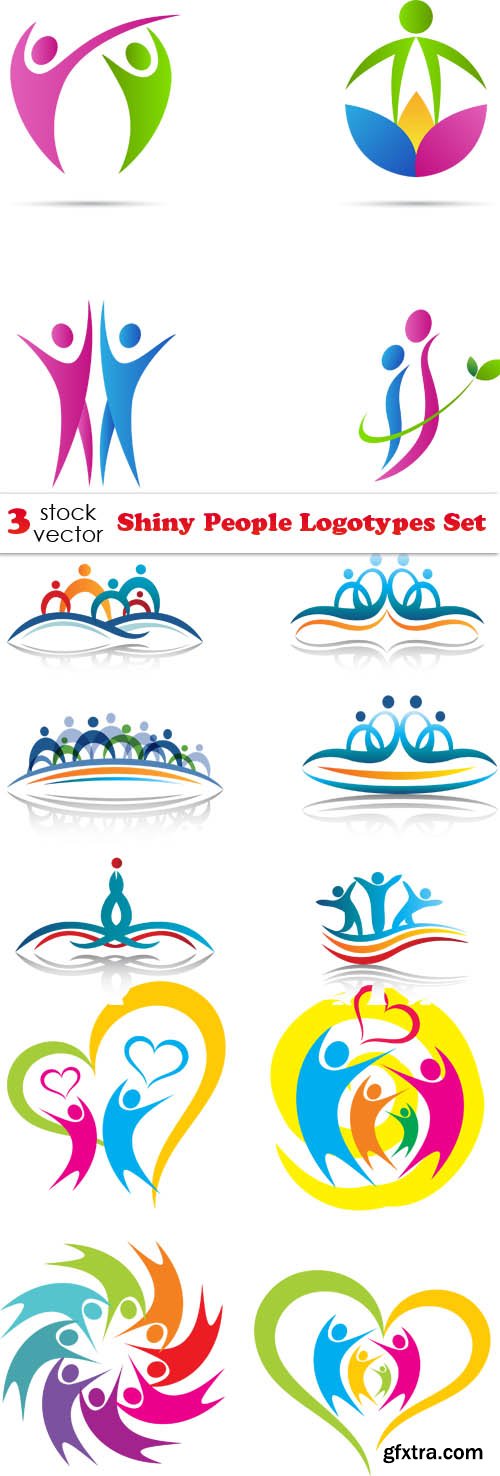 Vectors - Shiny People Logotypes Set