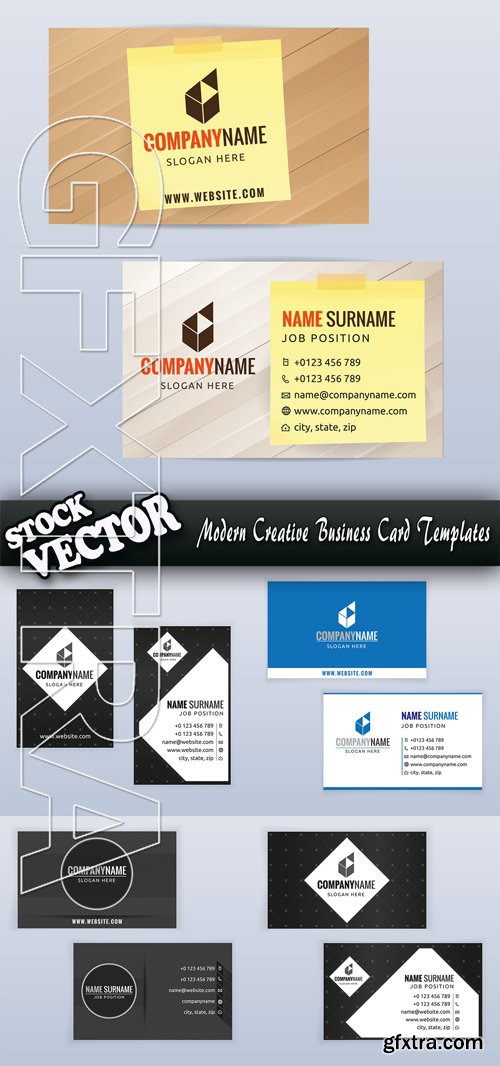 Stock Vector - Modern Creative Business Card Templates