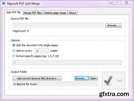 Mgosoft PDF Split Merge v8.4.16 Portable