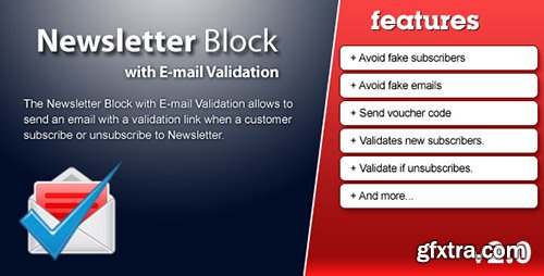PrestaCheap - Newsletter Block with E-mail Validation v2.0 for PrestaShop