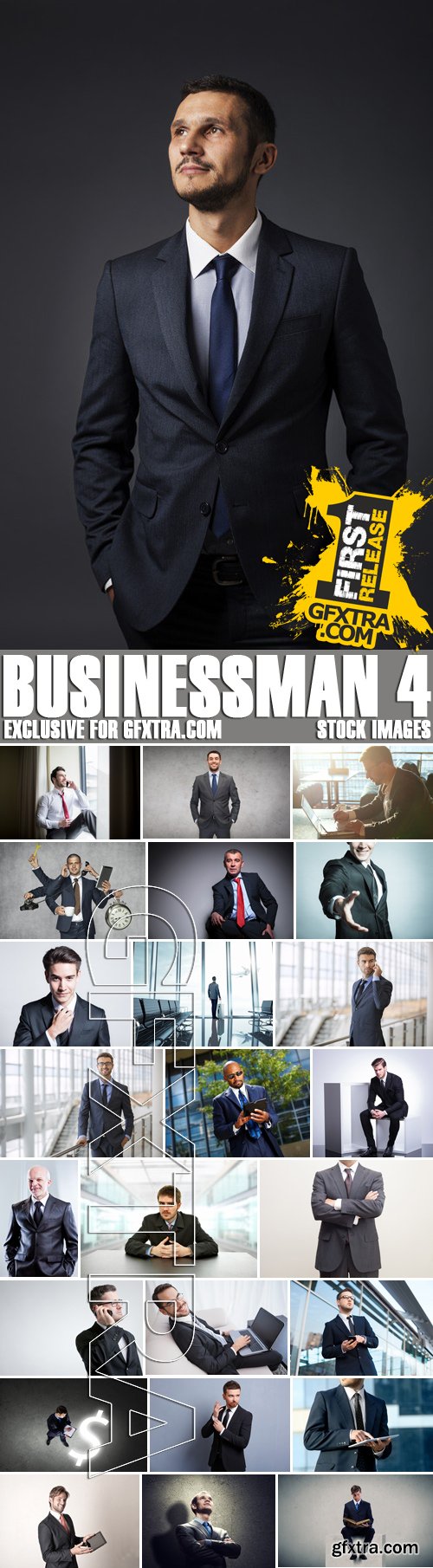 Stock Photos - Businessman 4, 25xJPG