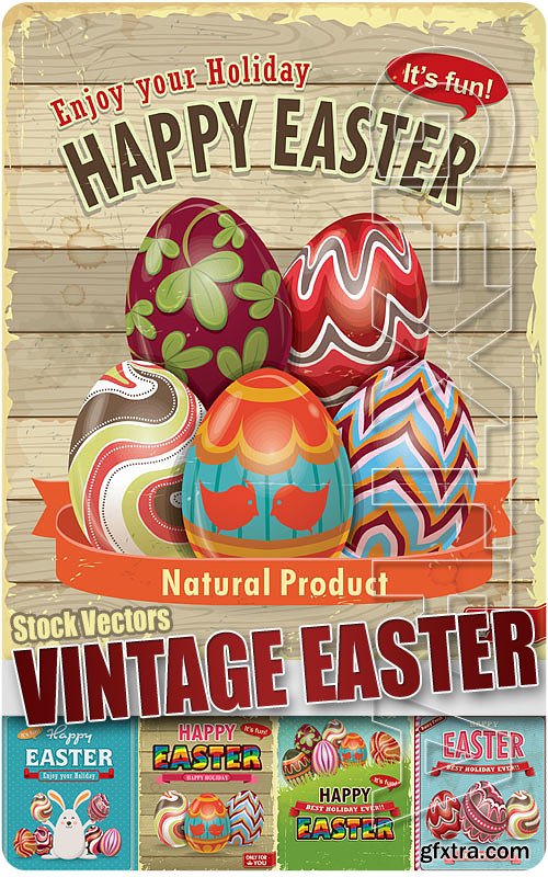 Vintage Easter - Stock Vectors
