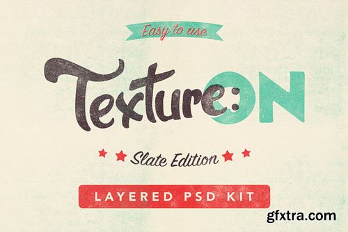 Texture:ON - Slate - Layered PSD Kit - CM 105579