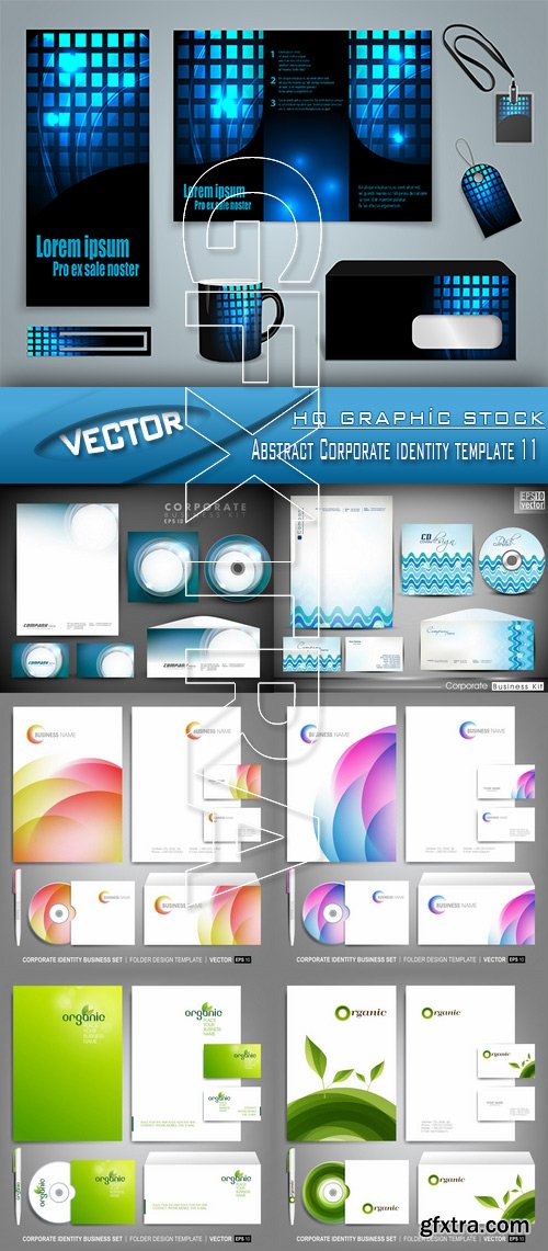 Stock Vector - Abstract Corporate identity template 11
